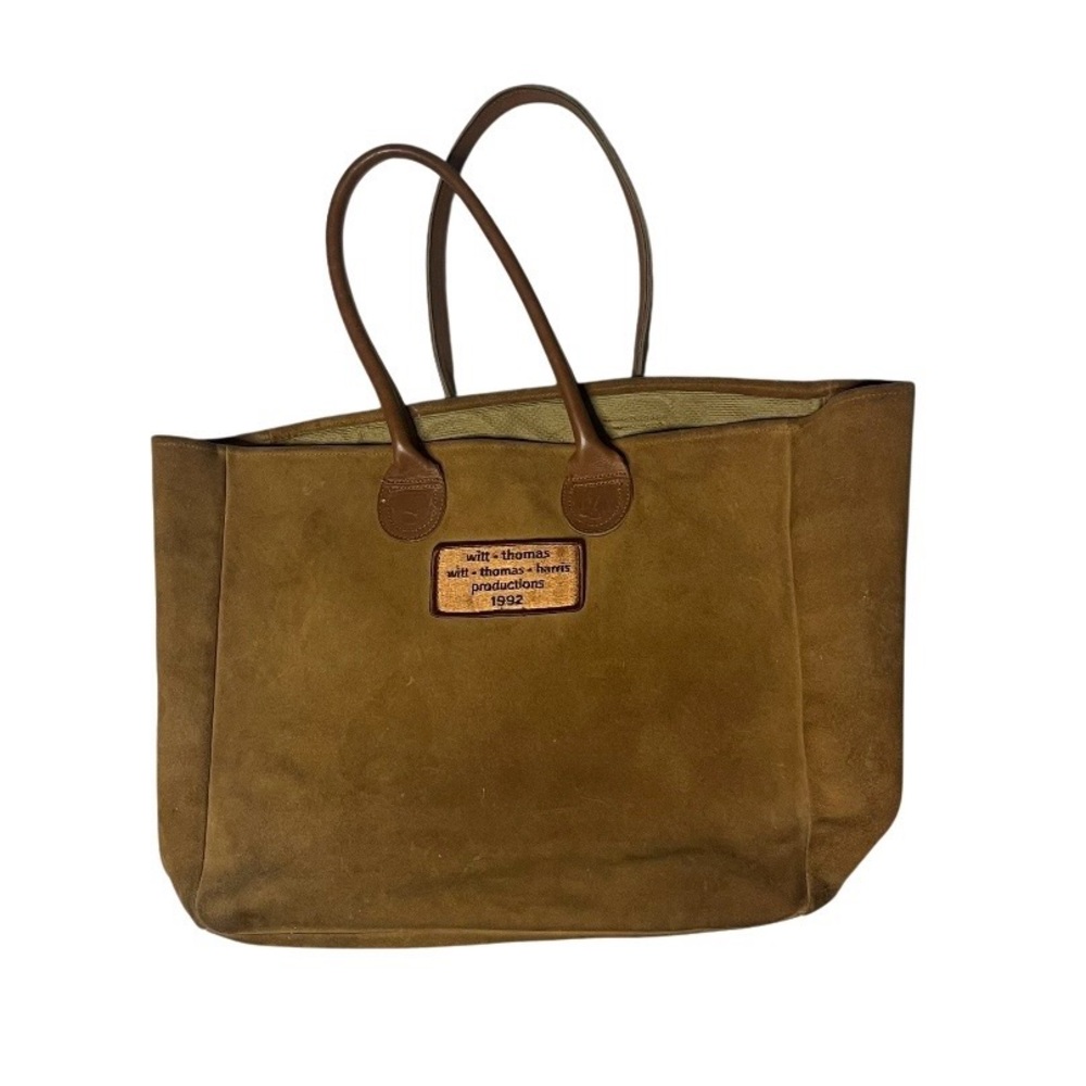 Rare 1990s TV Crew Bag Witt-Thomas-Harris The Golden Girls 1992 Suede Tote Bag